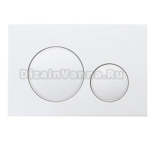 Кнопка смыва для унитаза Veconi Flush V10 FLV10-W пластик, цвет белый глянец