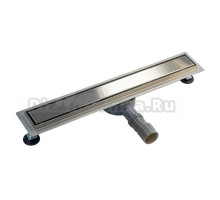 Душевой трап (лоток) Sole УТ000102869 70 см, решетка глянцевый хром, с сифоном, под плитку