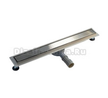 Душевой трап (лоток) Sole УТ000102870 80 см, решетка глянцевый хром, с сифоном, под плитку