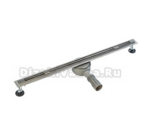 Душевой трап (лоток) Sole УТ000102873 80 см, решетка глянцевый хром, с сифоном