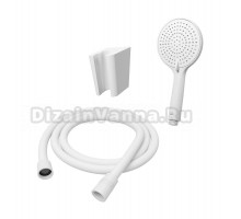 Душевой гарнитур IDDIS Optima Home OPH3F0Wi18 + OPH15WLi19 + 080WL00i53 матовый белый