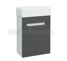 Тумба под раковину без столешницы DIWO Архангельск 40 подвесная, белая, антрацит