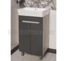 Тумба под раковину без столешницы DIWO Архангельск 50 дуб сонома, антрацит