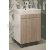 Тумба под раковину без столешницы DIWO Архангельск 60 белая, сонома