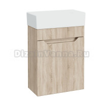 Тумба с раковиной DIWO Архангельск 40 подвесная, дуб сонома, сонома