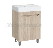Тумба с раковиной DIWO Архангельск 60 дуб сонома, сонома