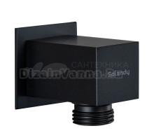 Шланговое подключение Splendy AA215NSLBM матовое черное