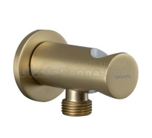 Шланговое подключение Splendy AA215YRLGM брашированное золото