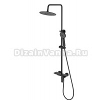 Душевая стойка SantiLine SL-9011MB черный матовый