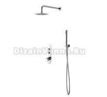 Душевой комплект SantiLine SL-9016 хром, С ВНУТРЕННЕЙ ЧАСТЬЮ