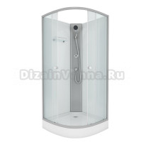 Душевая кабина Niagara Eco E90/13/MT/BK 90х90 см