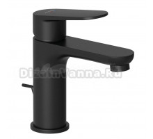 Смеситель для раковины Kludi X1 322883975 с донным клапаном, черный матовый