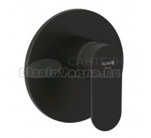 Встраиваемый смеситель для душа и ванны Kludi X1 327553975 С ВНУТРЕННЕЙ ЧАСТЬЮ, черный матовый