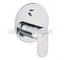 Встраиваемый смеситель для душа и ванны Kludi X1 327590575 С ВНУТРЕННЕЙ ЧАСТЬЮ, хром