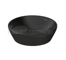 Накладная раковина Duravit D-Neo 40 матовый антрацит, круглая