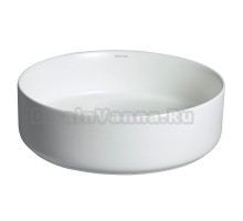 Накладная раковина Splendy Bliss 41 матовая белая, круглая