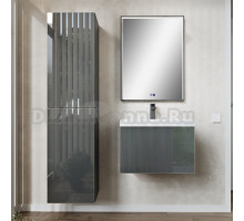 Мебель для ванной комнаты MebelVann Arno 60 подвесная, графит, 1 ящик