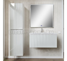 Мебель для ванной комнаты MebelVann Arno 80 подвесная, белая, 1 ящик