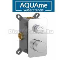 Смеситель для душа AQUAme с термостатом встраиваемый AQM8810CR