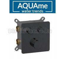 Смеситель для душа AQUAme с термостатом встраиваемый AQM8811MB