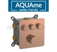 Смеситель для ванны AQUAme с термостатом встраиваемый AQM8812BC