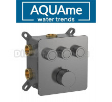 Смеситель для ванны AQUAme с термостатом встраиваемый AQM8812GM