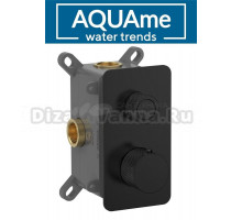 Смеситель для душа AQUAme с термостатом встраиваемый AQM8810MB