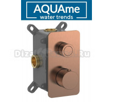 Смеситель для душа AQUAme с термостатом встраиваемый AQM8810BC
