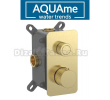 Смеситель для душа AQUAme с термостатом встраиваемый AQM8810BG