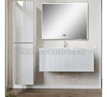 Мебель для ванной комнаты MebelVann Arno 100 подвесная, белая, 1 ящик
