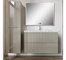 Мебель для ванной комнаты MebelVann Arno 100 подвесная, капучино, 2 ящика