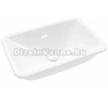 Раковина встраиваемая сверху Villeroy & Boch Loop & friends 4A650001 60 альпийский белый, прямоугольная