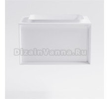 Тумба с раковиной Астра-Форм Фрейм 80 подвесная, со столешницей, матовая белая