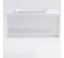 Тумба с раковиной Астра-Форм Фрейм 90 подвесная, со столешницей, матовая белая