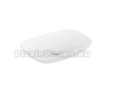 Накладная раковина Villeroy & Boch Loop & friends 4A500001 62 альпийский белый, прямоугольная