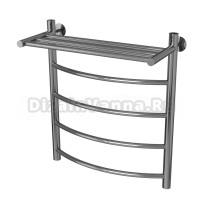 Полотенцесушитель MIXLINE CAPELLA  60х50 (1/2'' ВР, 4 перекладины + ПОЛКА) водяной