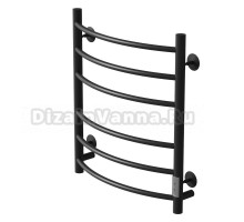 Полотенцесушитель MIXLINE CAPELLA  60х50 (таймер, 253 Вт, 6 перекладин) электрический ЧЕРНЫЙ