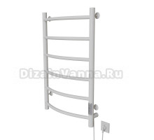 Полотенцесушитель MIXLINE CAPELLA  80х50 (таймер, 253 Вт, 6 перекладин) электрический БЕЛЫЙ
