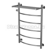 Полотенцесушитель MIXLINE CAPELLA  80х50х50 (1'' НР, 5 перекладин + ПОЛКА, левое подкл) водяной