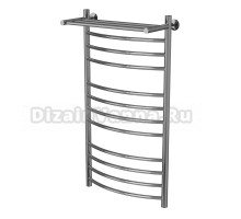 Полотенцесушитель MIXLINE CAPELLA 100х50 г2 (1/2'' ВР, 11 перекладин + ПОЛКА) водяной