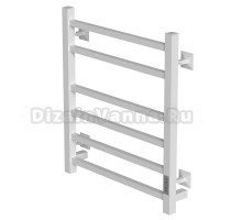 Полотенцесушитель MIXLINE FORTUNE  60х50 (таймер, 323 Вт, 6 перекладин) электрический БЕЛЫЙ