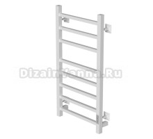 Полотенцесушитель MIXLINE FORTUNE  80х40 (таймер, 372 Вт, 8 перекладин) электрический БЕЛЫЙ
