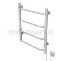 Полотенцесушитель MIXLINE MIRA  60х50 (таймер, 201 Вт, 4 перекладины) электрический БЕЛЫЙ