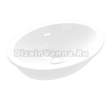 Раковина встраиваемая снизу Villeroy & Boch Loop & friends 4A5400R1 57 альпийский белый, овальная