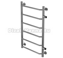 Полотенцесушитель MIXLINE MIRA  80х50х50 (1'' НР, 6 перекладин, боковое подкл) водяной