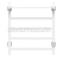 Полотенцесушитель MIXLINE TRIUMPH  60х50 (таймер, 419Вт, 4 перекладины + ПОЛКА) электрический БЕЛЫЙ