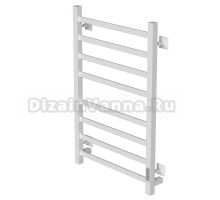 Полотенцесушитель MIXLINE TRIUMPH  80х50 (таймер, 415 Вт, 8 перекладин) электрический БЕЛЫЙ