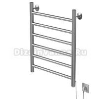 Полотенцесушитель MIXLINE VEGA  60х50 (кноп выключател, 255 Вт, 6 перекладин, правый) электрический