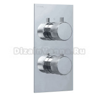 Термостатический смеситель встраиваемый Splendy Passion PA204U2T3CR С ВНУТРЕННЕЙ ЧАСТЬЮ, хром