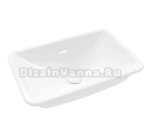 Раковина встраиваемая снизу Villeroy & Boch Loop & friends 4A5700R1 61 альпийский белый, прямоугольная